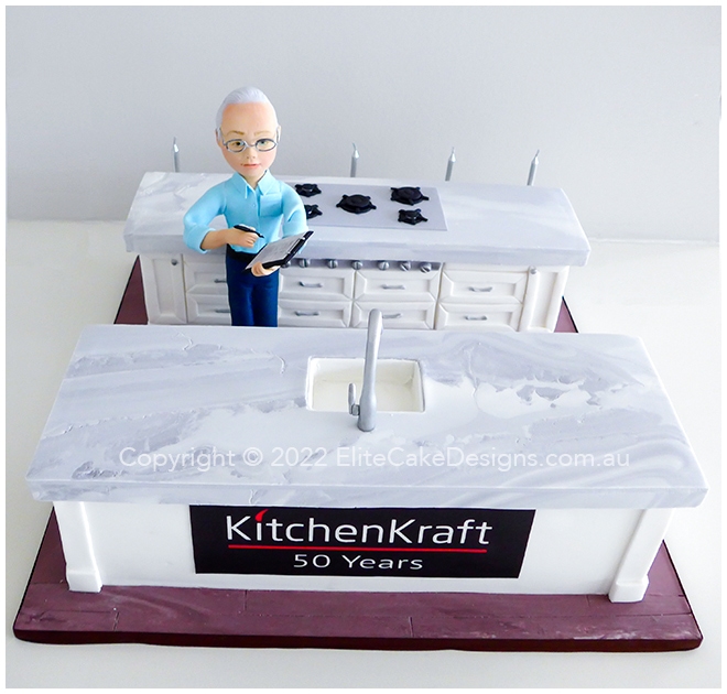 Joinery- kitchen business corporate cake in Sydney